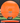 Prodigy A2 750 orange/clear sparkle-blue polkadots 174g