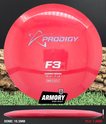 Prodigy F3 500 red/rose gold scratches-white 172g