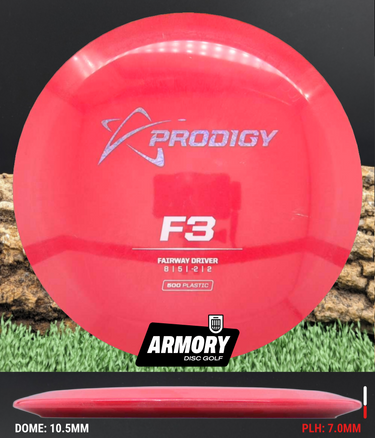 Prodigy F3 500 red/rose gold scratches-white 172g