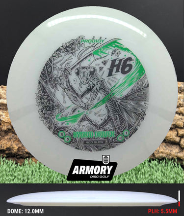 Prodigy H6 White/Black-Green 175.0g
