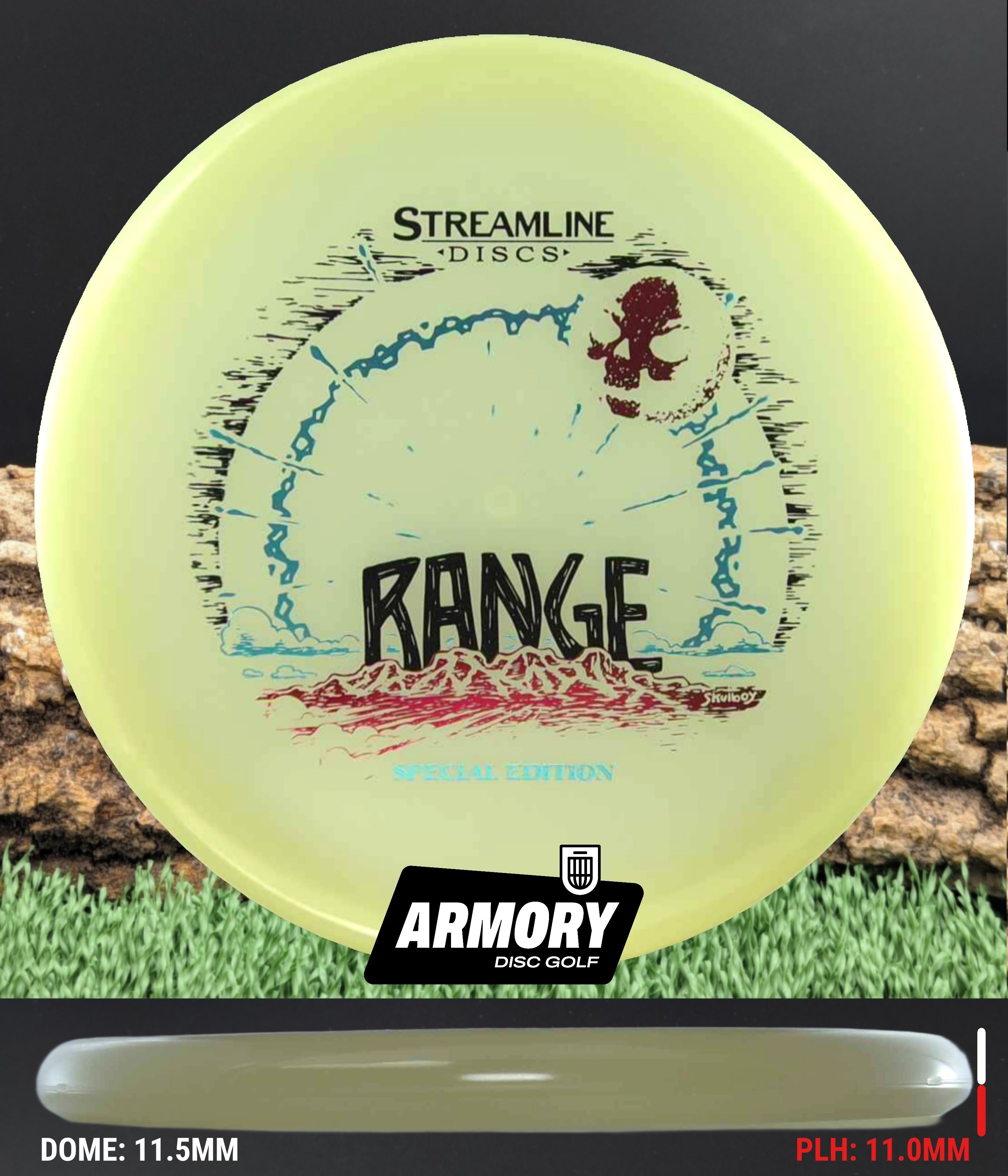 Streamline Eclipse Range – Glow Approach Disc – Armory Disc Golf Shop